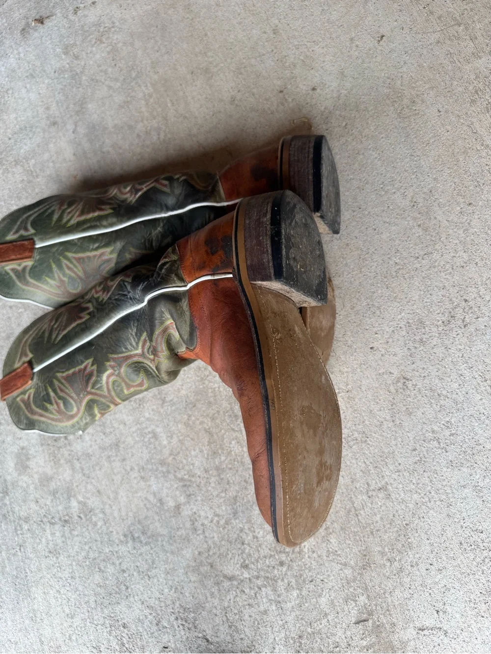 Olathe Boot Co Tobacco Yeti Tall Top Boot  8.0 D